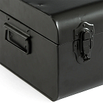 Металлический сундук Metal Chest Black варинант исполнения - 3 | Loft Concept в Ижевске