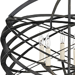 Люстра черная из эллиптических элементов Overlapping Orbits варинант исполнения - 1 | Loft Concept в Ижевске