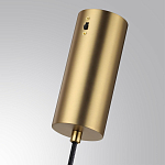 Подвесной светильник с плафоном в форме цилиндра из алебастра Cryptocrystalline Stone варинант исполнения - 4 | Loft Concept в Ижевске