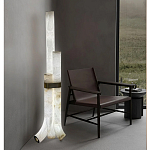 Торшер геометрический с тремя мраморными плафонами Marble Tripod варинант исполнения - 6 | Loft Concept в Ижевске