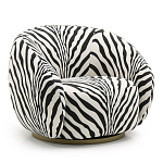 Кресло Bear с принтом Зебра варинант исполнения - 1 | Loft Concept в Ижевске