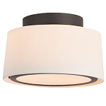 Потолочный светильник с круглым хлопковым абажуром Frosted Diffuser варинант исполнения - 1 | Loft Concept в Ижевске