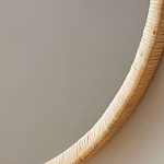 Зеркало круглое в раме из ротанга Wickerwork варинант исполнения - 2 | Loft Concept в Ижевске