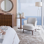 Приставной стол в шпоне ореха Elega варинант исполнения - 6 | Loft Concept в Ижевске