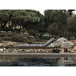 Шезлонг на металлическом каркасе с регулируемой спинкой GUELL Sunbed варинант исполнения - 9 | Loft Concept в Ижевске