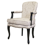 Кресло c растительным орнаментом Aubrey Classical Armchair beige jacquard варинант исполнения - 3 | Loft Concept в Ижевске