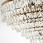 Люстра с прямоугольными хрустальными подвесками Lunet Crystal Rectangulars Chandelier 18 варинант исполнения - 2 | Loft Concept в Ижевске