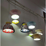 Подвесные светильники в виде чаши с цветочным орнаментом Flower Reversal варинант исполнения - 8 | Loft Concept в Ижевске