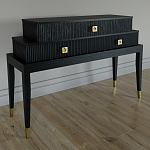 Премиальная Консоль с тремя ящиками Elsa Dreams Black варинант исполнения - 1 | Loft Concept в Ижевске