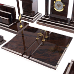 Настольный письменный набор из природного камня обсидиана Team leader варинант исполнения - 2 | Loft Concept в Ижевске