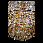 Люстра хрустальная в неоклассическом стиле на золотистом каркасе Majesty варинант исполнения - 4 | Loft Concept в Ижевске