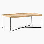 Журнальный стол с прямоугольной деревянной столешницей Urban Style Space варинант исполнения - 1 | Loft Concept в Ижевске