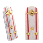 Сувенир Погон МВД из натурального камня мрамор Souvenir Epaulets варинант исполнения - 7 | Loft Concept в Ижевске