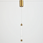 Подвесной светильник в форме цилиндра Trumpet Tube Brass варинант исполнения - 3 | Loft Concept в Ижевске