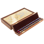 Нарды настольные из натурального камня лазурит и долерит Backgammon from Stone варинант исполнения - 4 | Loft Concept в Ижевске