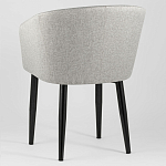 Мягкое кресло на металлических ножках Shaggy Grey варинант исполнения - 5 | Loft Concept в Ижевске