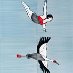 Плитка с узором Аист варинант исполнения - 3 | Loft Concept в Ижевске