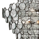 Люстра с каскадом из круглых прозрачных декоративных элементов Harmony of Light варинант исполнения - 1 | Loft Concept в Ижевске