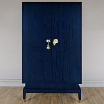 Платяной шкаф Elsa Dreams Blue с 2-мя фасадами варинант исполнения - 5 | Loft Concept в Ижевске