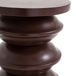 Фигурный приставной столик бордового цвета  AMORPHOUS варинант исполнения - 3 | Loft Concept в Ижевске