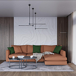 Торшер черного цвета с круглым основанием и вытянутым поворотным плафоном Trumpet tube варинант исполнения - 4 | Loft Concept в Ижевске