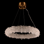 Люстра круглая с натуральным горным хрусталем Crystal Shimmer варинант исполнения - 3 | Loft Concept в Ижевске