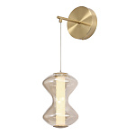 Бра светодиодное с стеклянным волнообразным плафоном Amphora of Light варинант исполнения - 3 | Loft Concept в Ижевске