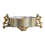 Чаша с орнаментом на бронзовых ножках в виде львов Eden Garden варинант исполнения - 3 | Loft Concept в Ижевске