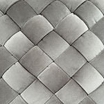 Пуф плетеный велюровый светло-бежевый  Soft Wicker Pouf варинант исполнения - 2 | Loft Concept в Ижевске