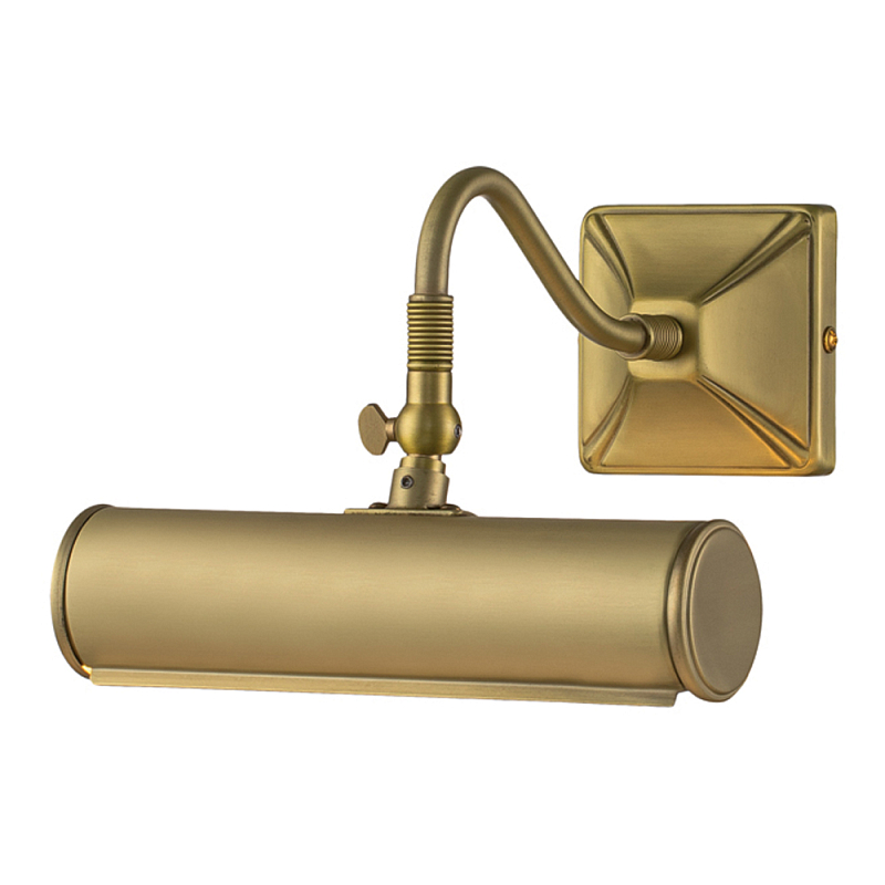 Светильник для картин с коротким цилиндрическим плафоном Elstead Lighting Латунь Бронза в Ижевске | Loft Concept 