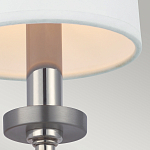 Бра для ванных комнат с белым тканевым цилиндрическим плафоном Feiss варинант исполнения - 2 | Loft Concept в Ижевске