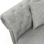 Мебельная ткань Шенилл серый цвет 138 см T4-34 варинант исполнения - 4 | Loft Concept в Ижевске