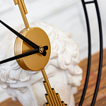 Часы настенные круглые из металла Mirror Tower Clock варинант исполнения - 2 | Loft Concept в Ижевске