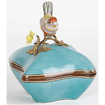 Фарфоровая шкатулка с птицей Eden Garden Blue варинант исполнения - 2 | Loft Concept в Ижевске