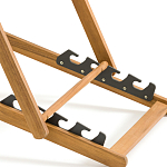 Шезлонг из акации и ткани Argentina варинант исполнения - 9 | Loft Concept в Ижевске