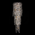 Бра с каскадом из прозрачного хрусталя и корпусом из металла цвета хром Constant Sparks варинант исполнения - 8 | Loft Concept в Ижевске