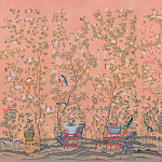 Обои ручная роспись Belvoir Apricot  варинант исполнения - 1 | Loft Concept в Ижевске