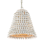 Подвесной светильник белый металлический в форме колокола White Natural Lines варинант исполнения - 2 | Loft Concept в Ижевске