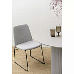 Стул мягкий светло-серый Chair Gray Runners варинант исполнения - 9 | Loft Concept в Ижевске