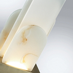 Настольная лампа с белыми вертикальными элементами Alabaster Totem   варинант исполнения - 7 | Loft Concept в Ижевске