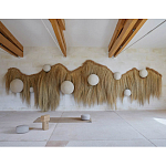 Большая дизайнерская Инсталляция из соломы RAFFIA Installation  варинант исполнения - 3 | Loft Concept в Ижевске