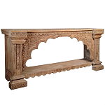 Большая Этническая Консоль с резным орнаментом  варинант исполнения - 1 | Loft Concept в Ижевске