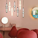 Подвесной светильник с белыми матовыми плафонами Hiding secrets варинант исполнения - 6 | Loft Concept в Ижевске