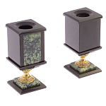 Настольный письменный набор из нефрита на ножках Executive Recruitment варинант исполнения - 3 | Loft Concept в Ижевске