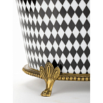 Фарфоровое кашпо Black and white square варинант исполнения - 4 | Loft Concept в Ижевске