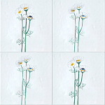 Плитка с узором Ромашки варинант исполнения - 1 | Loft Concept в Ижевске