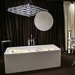 Люстра подвесная с тонкой металлической конструкцией цвета хром Quasar варинант исполнения - 8 | Loft Concept в Ижевске