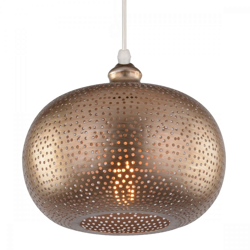 Подвесной светильник perforation oriental ornament sphere Золотой в Ижевске | Loft Concept 