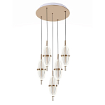 Люстра подвесная с прозрачными фактурными плафонами Reflection of Light варинант исполнения - 1 | Loft Concept в Ижевске