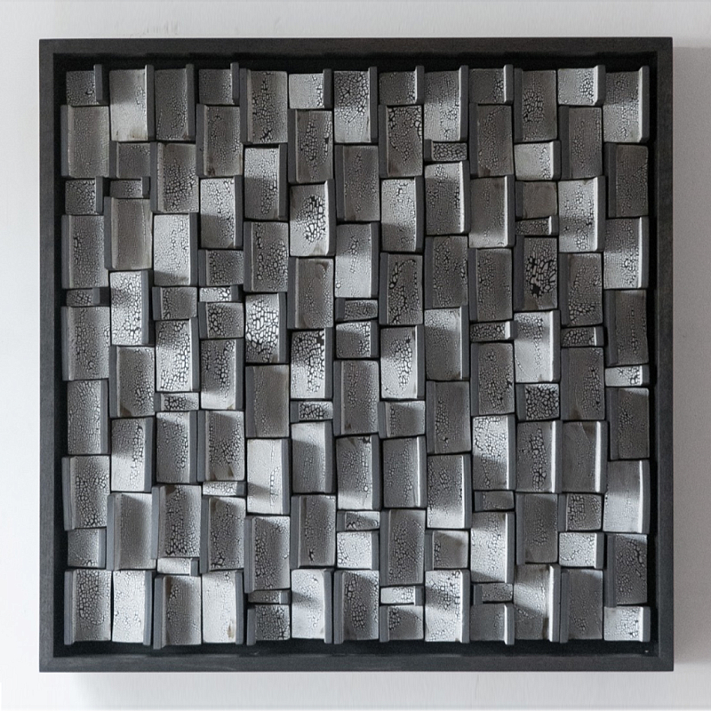 Абстрактное Объемное Панно Industrial panel Travers Coals Серый Абстрактное Объемное Панно Industrial panel Travers Coals Серый в Ижевске | Loft Concept